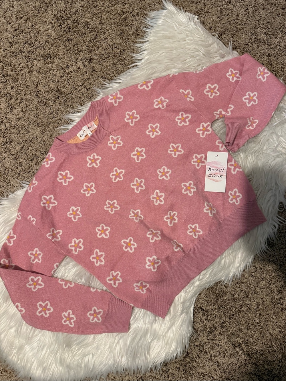Hazel Moon Graphic Sweater NWT